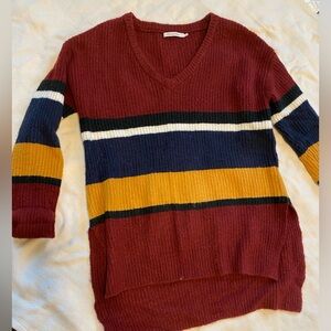 Long Striped Sweater